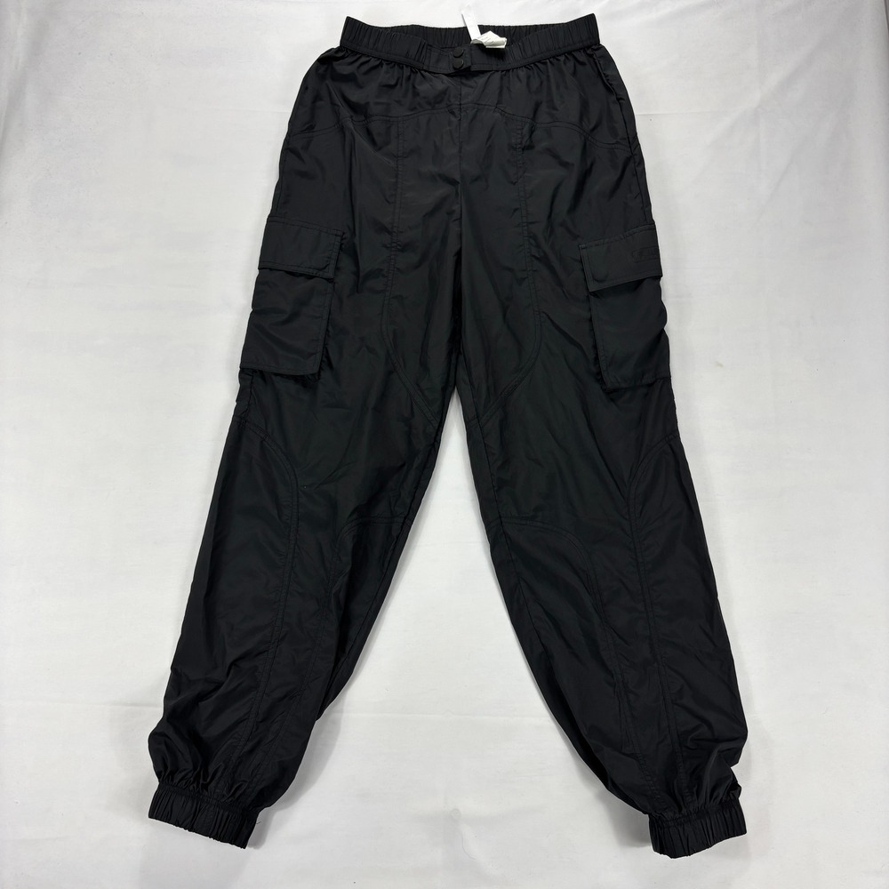 Fabletics Womens Cargo Jogger Pants Black Lightweight Polyester Utility S